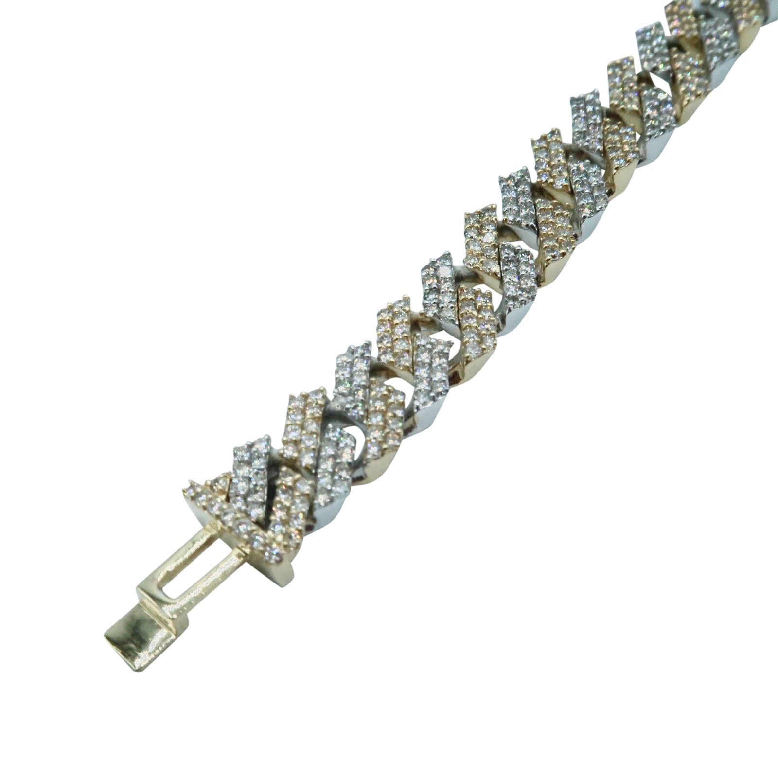 12MM Diamond Cuban Bracelet