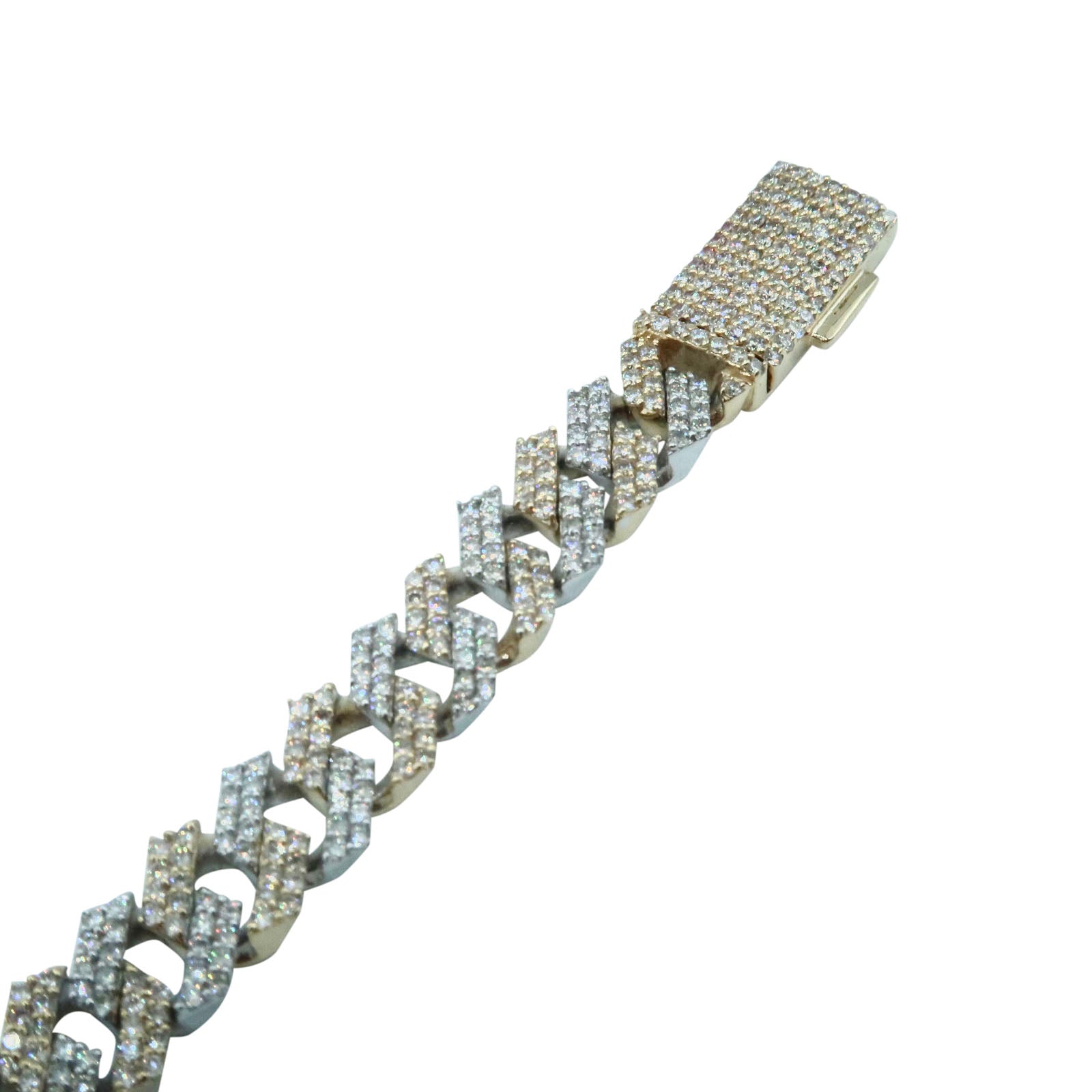 12MM Diamond Cuban Bracelet