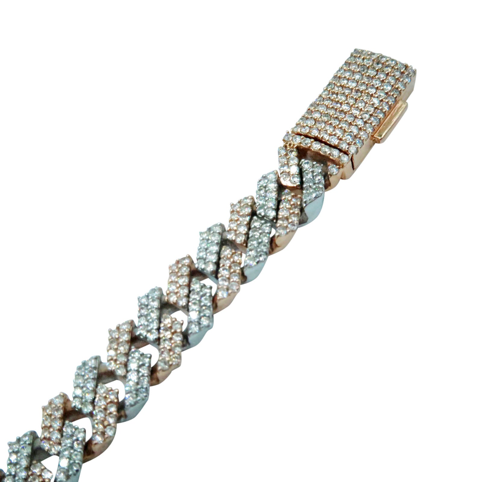 12MM Diamond Cuban Bracelet