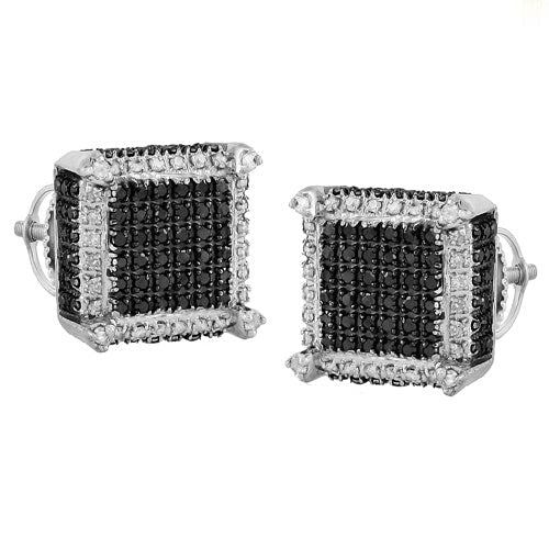 Black & White Diamond Earrings