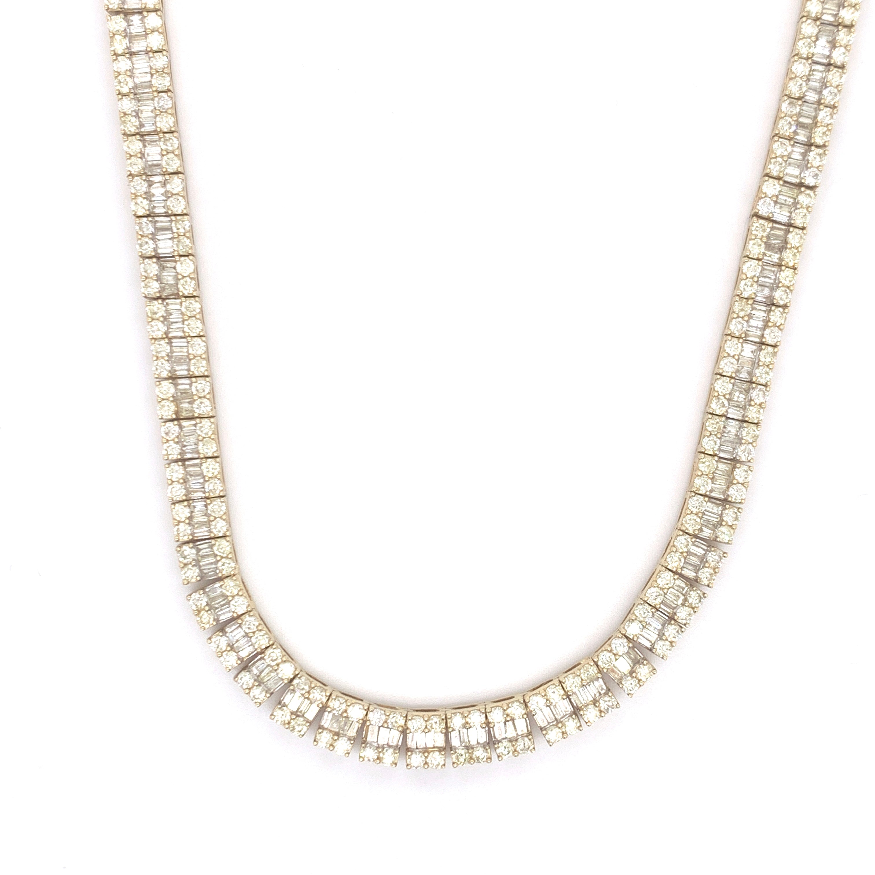 Baguette Diamond Chain