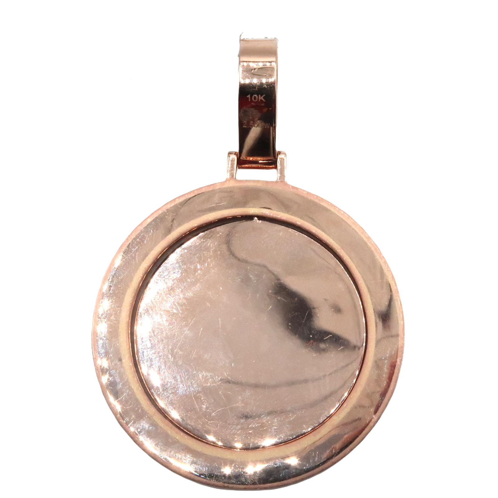10K Diamond Memory Pendant