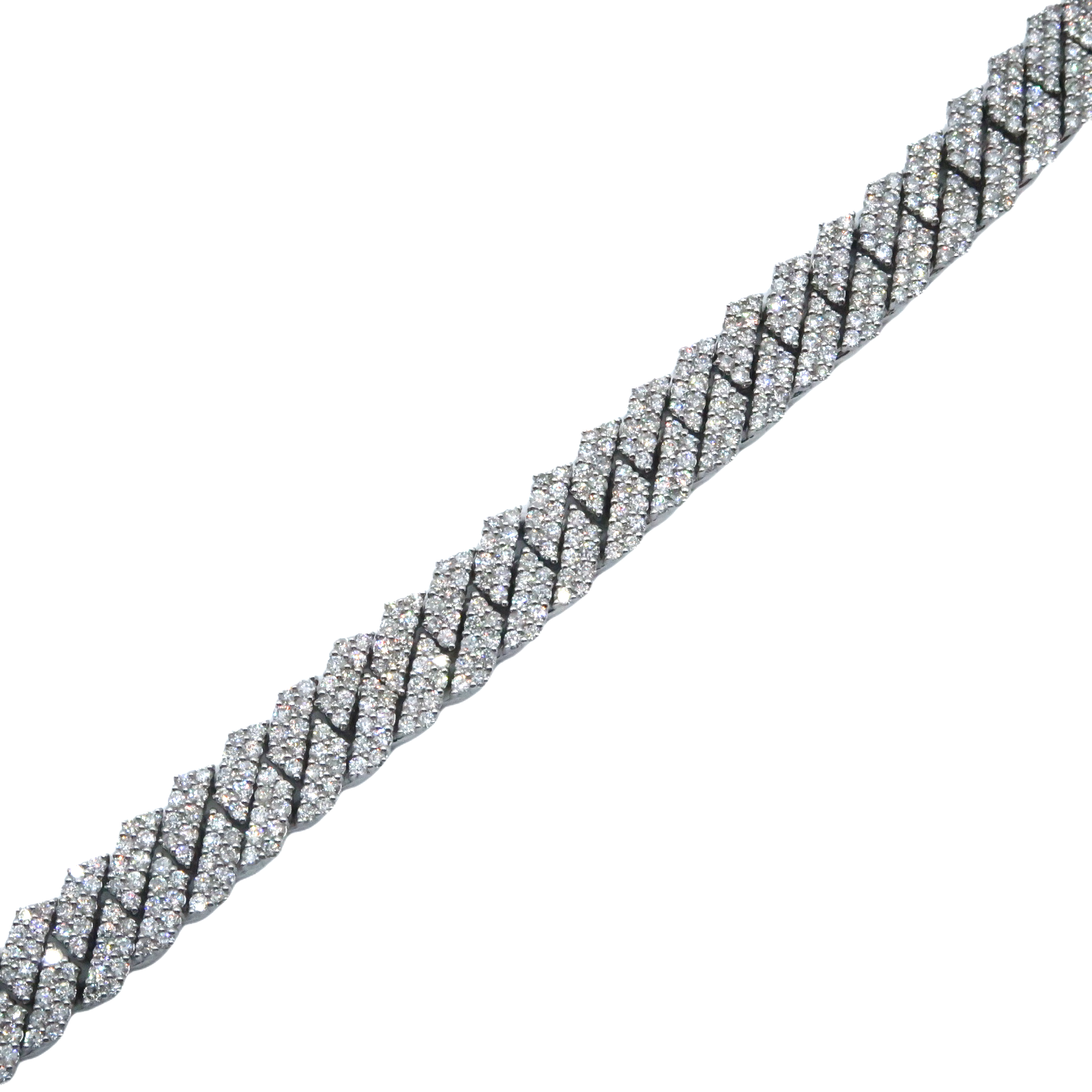 9MM Diamond Cuban Bracelet