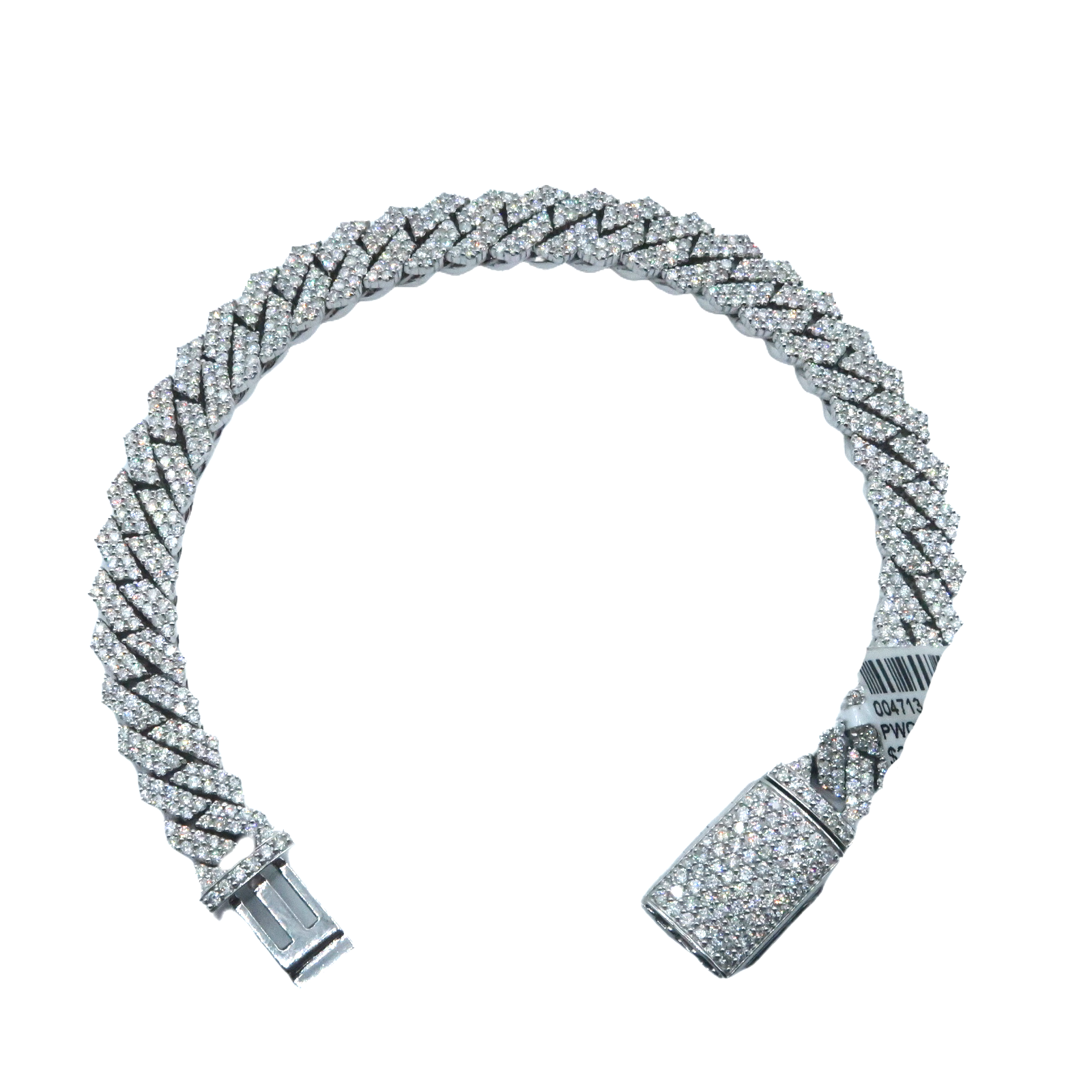 9MM Diamond Cuban Bracelet