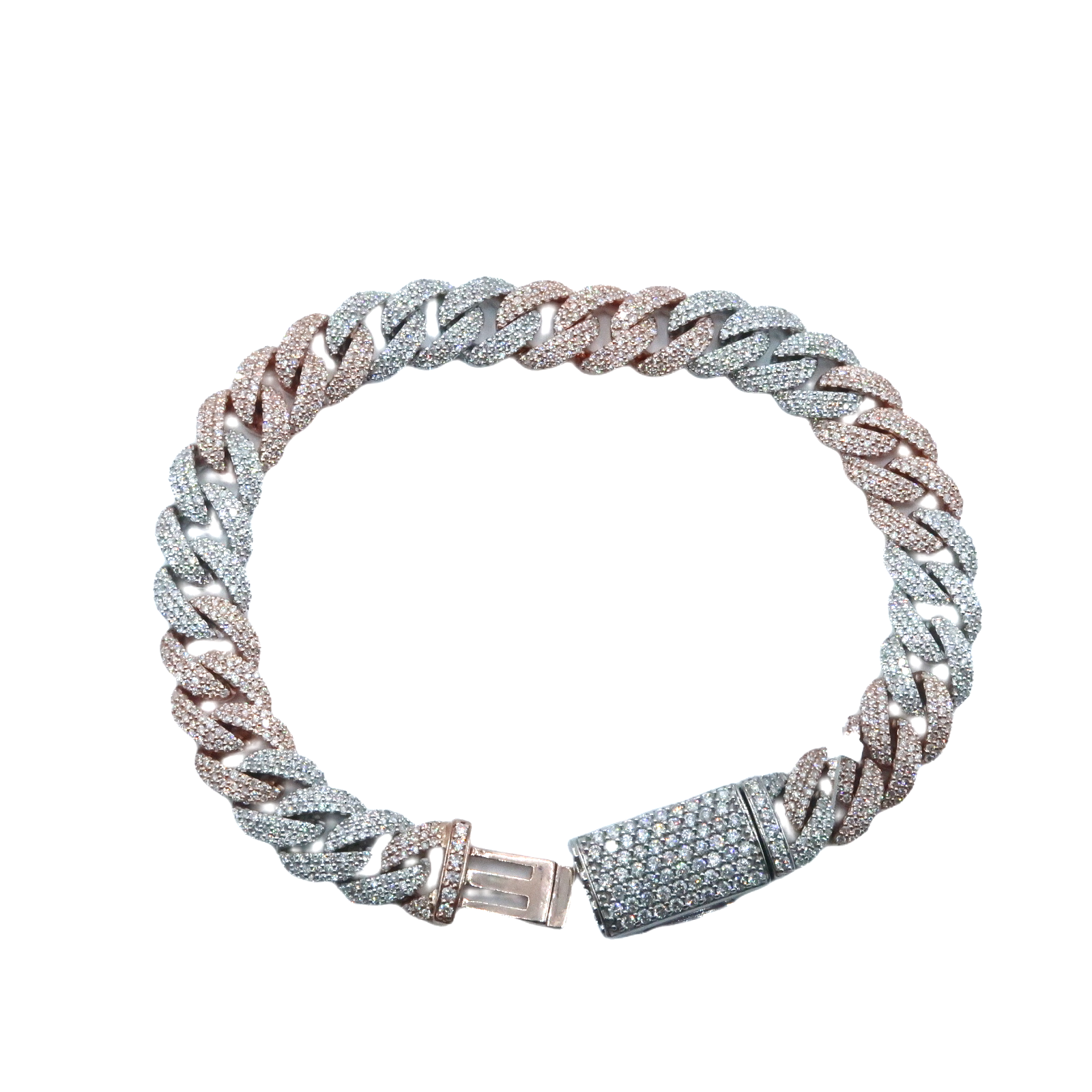 9MM Diamond Cuban Bracelet