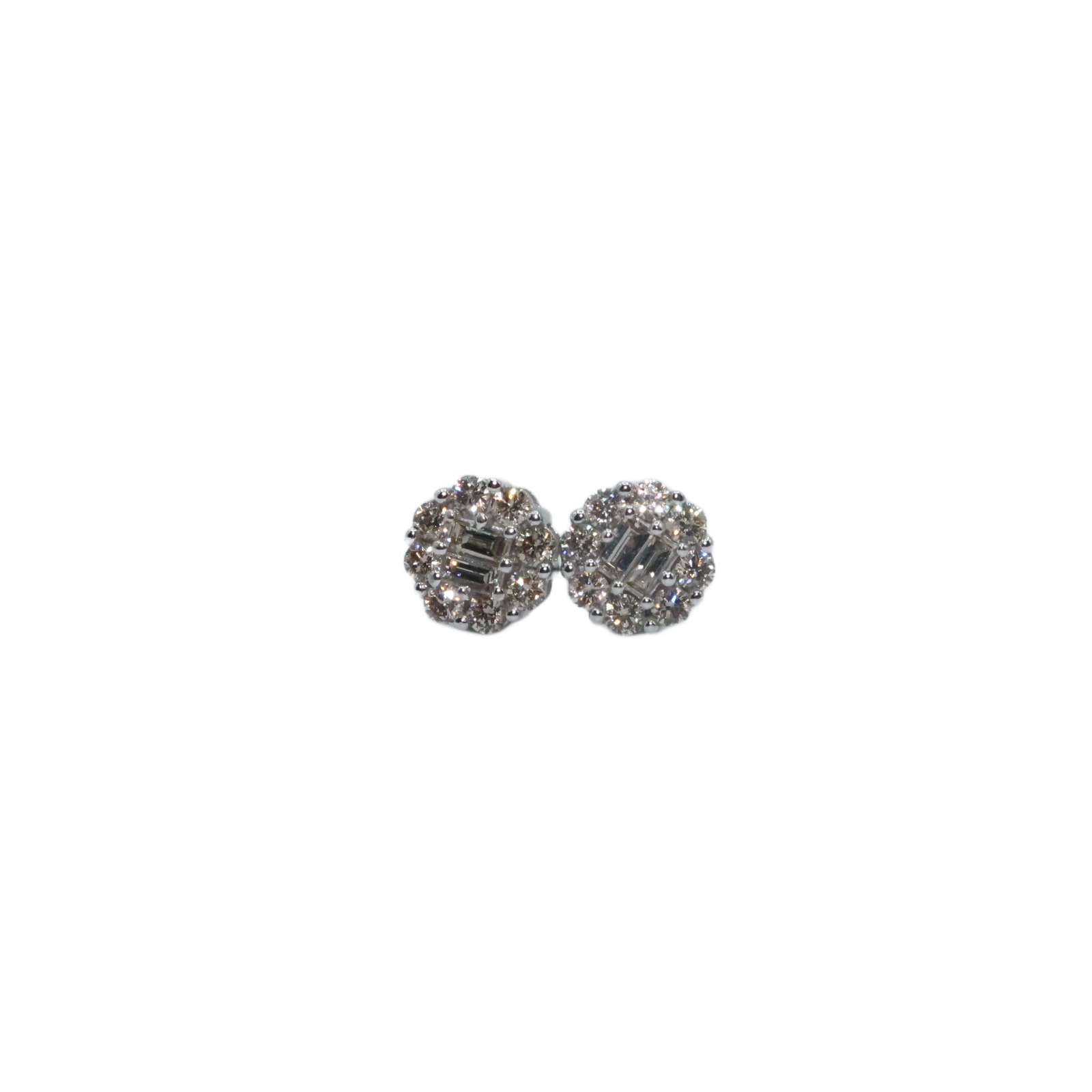 10K Diamond Earring