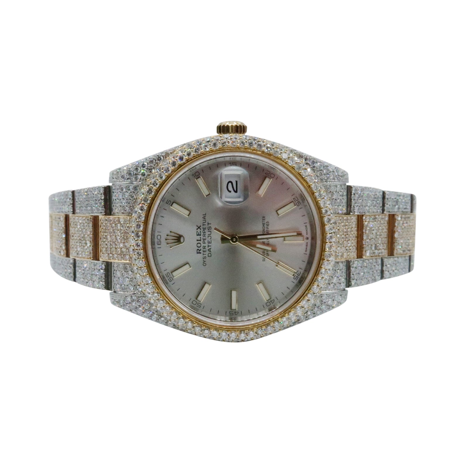 White Gold 41MM ROLEX OYSTER PERPETUAL DATEJUST