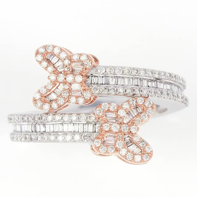 Rose Gold Butterfly Ring