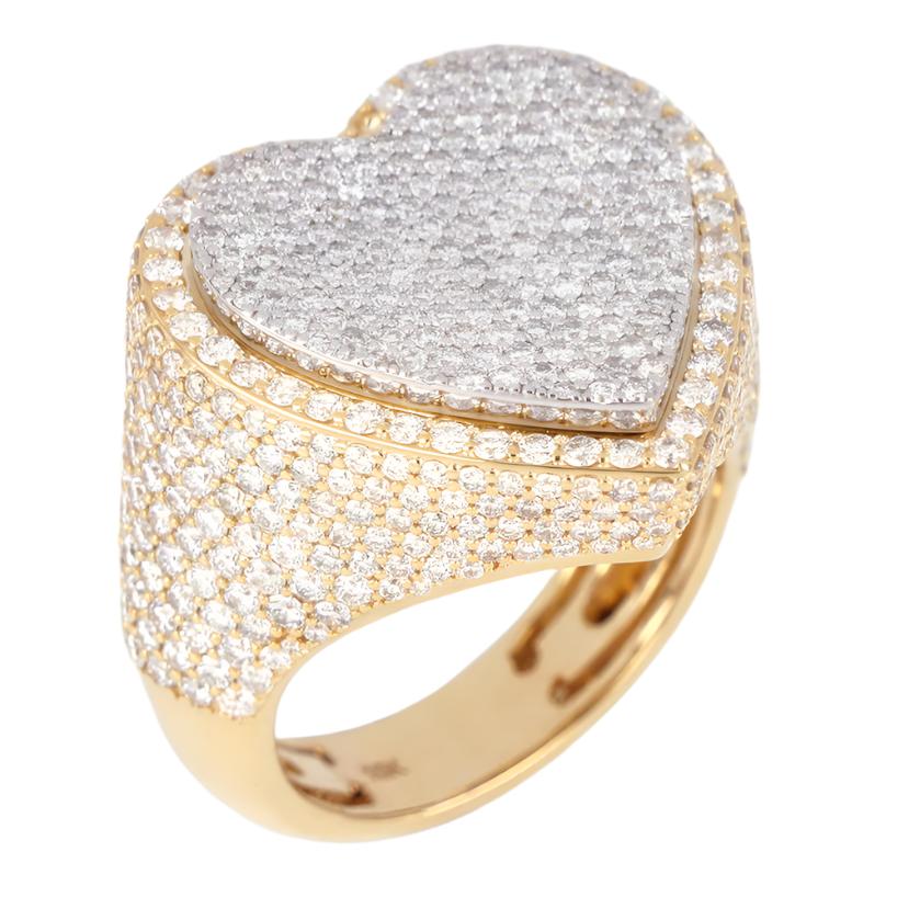 Yellow/White Heart Ring