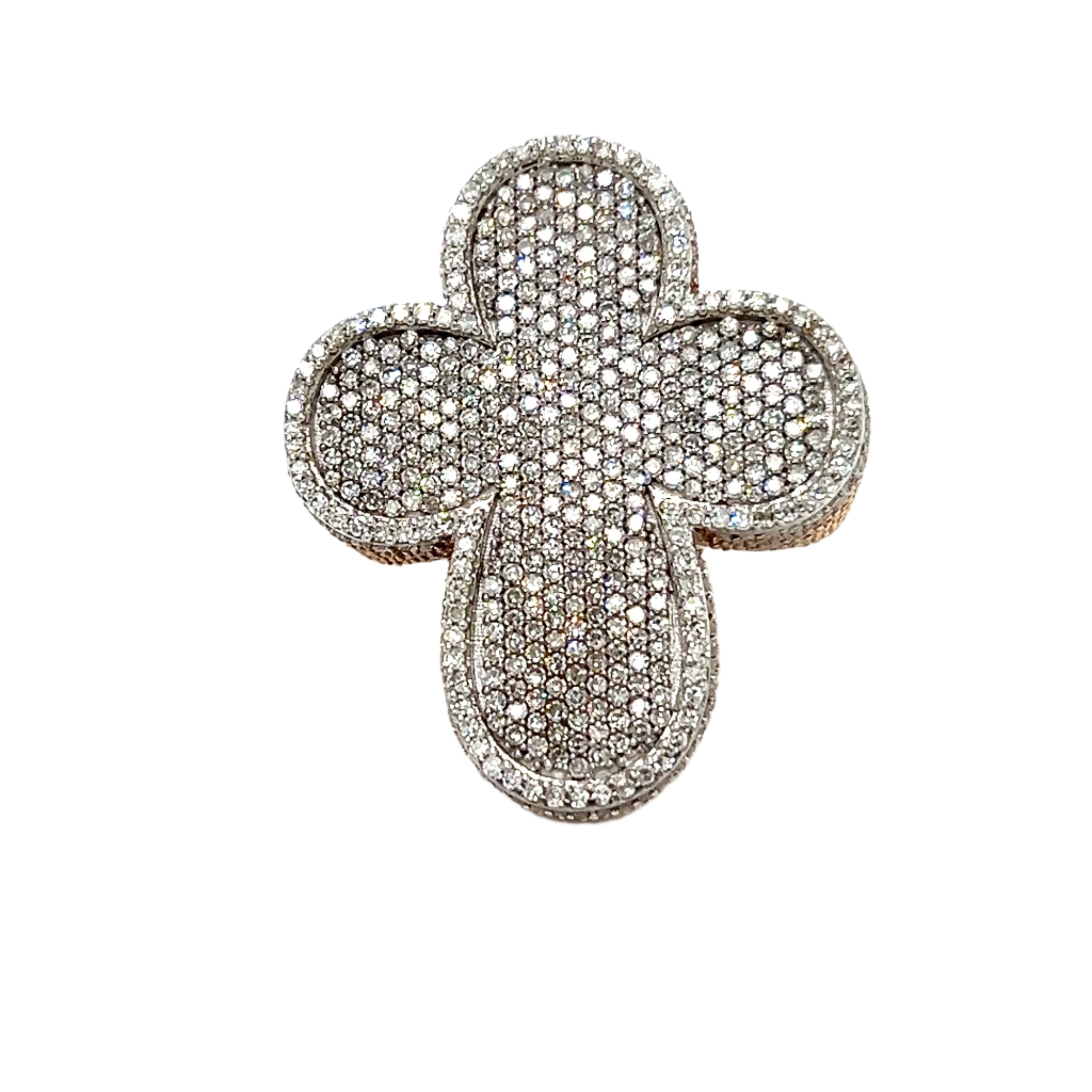Jumbo Diamond Cross Ring
