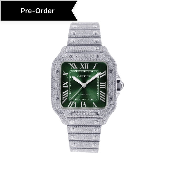 Diamond Cartier Santos Watch