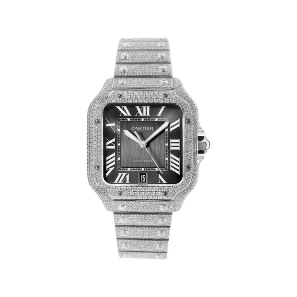 Diamond Cartier Santos Watch