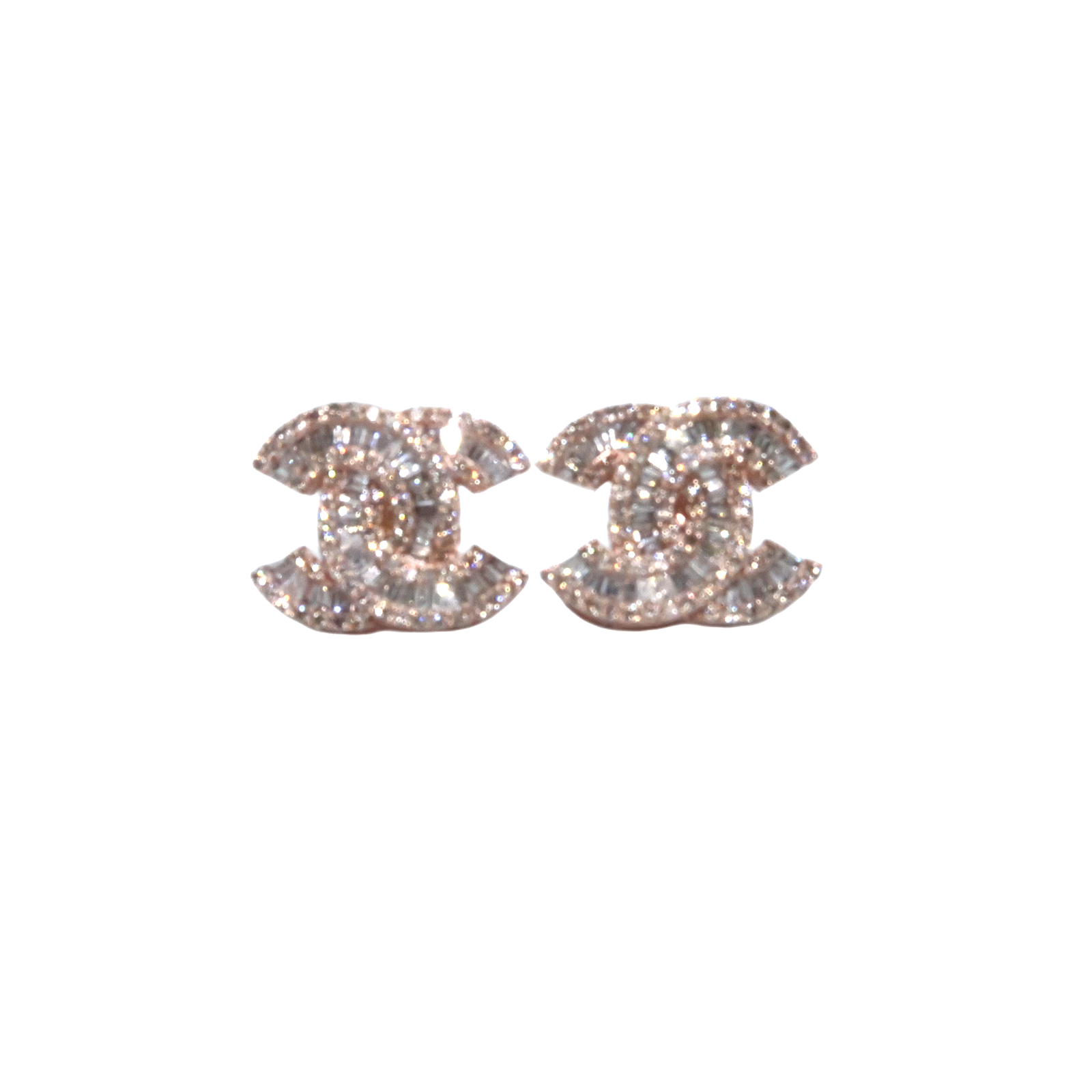 10K Baguette "Chanel" Earrings