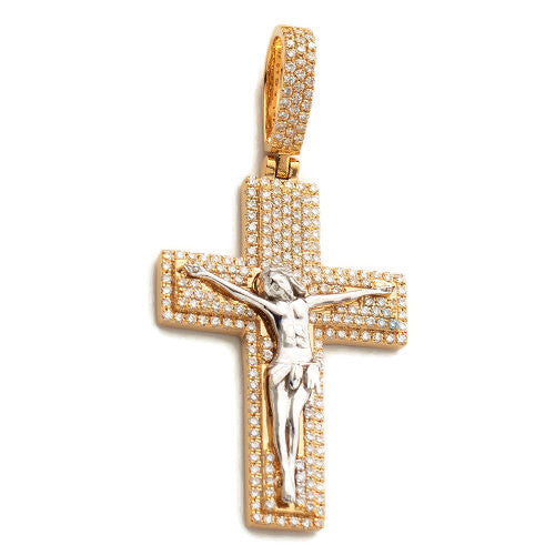 Jesus Cross Diamond Pendant