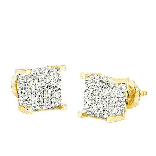 YS 0.40CTW DIAMOND DICE EARRINGS